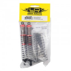 Aluminum Big Bore Go 120mm Damper 2pcs for 1/10 RC Off Road Car Red