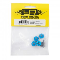 Aluminun Hex Adaptor Set 12X8mm Blue For 1/10 RC Touring Drift Crawler Aluminun Hex Adaptor Set 12X8mm Blue For 1/10 RC Touring Drift Crawler
