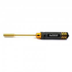 Aluminum 4.0mm Lock Nut Driver Black Gold Aluminum 4.0mm Lock Nut Driver Black Gold