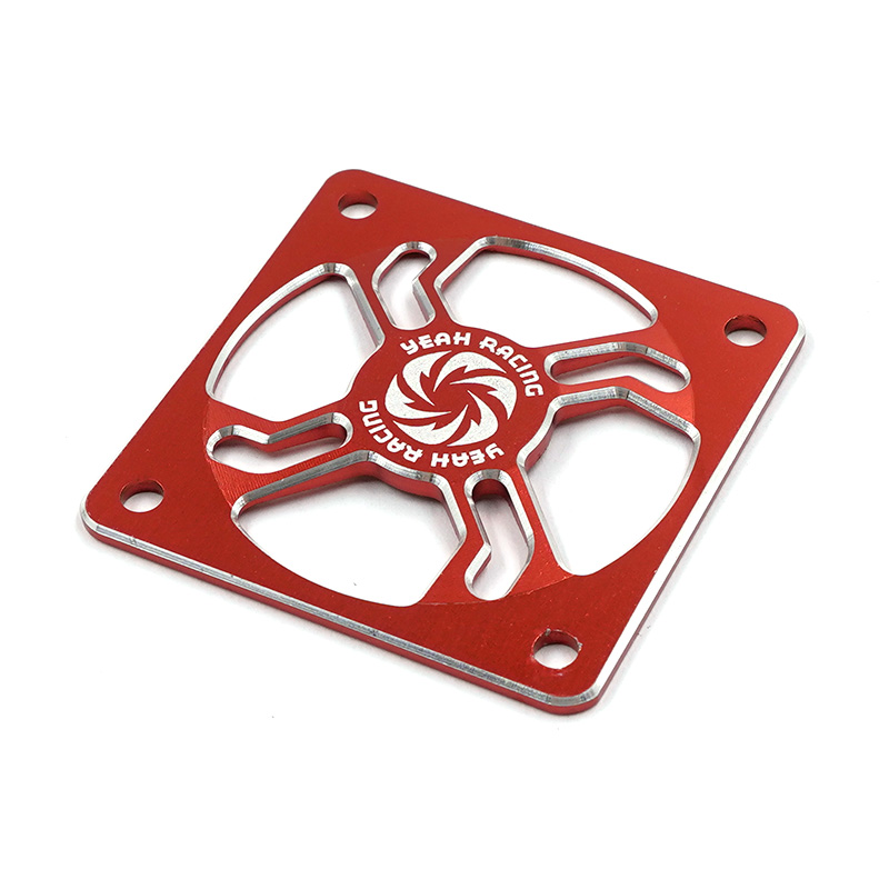 Aluminum 40mm Fan Protector Red