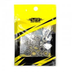 Steel Bearing Set (16pcs) For Tamiya TT-02 TT02S