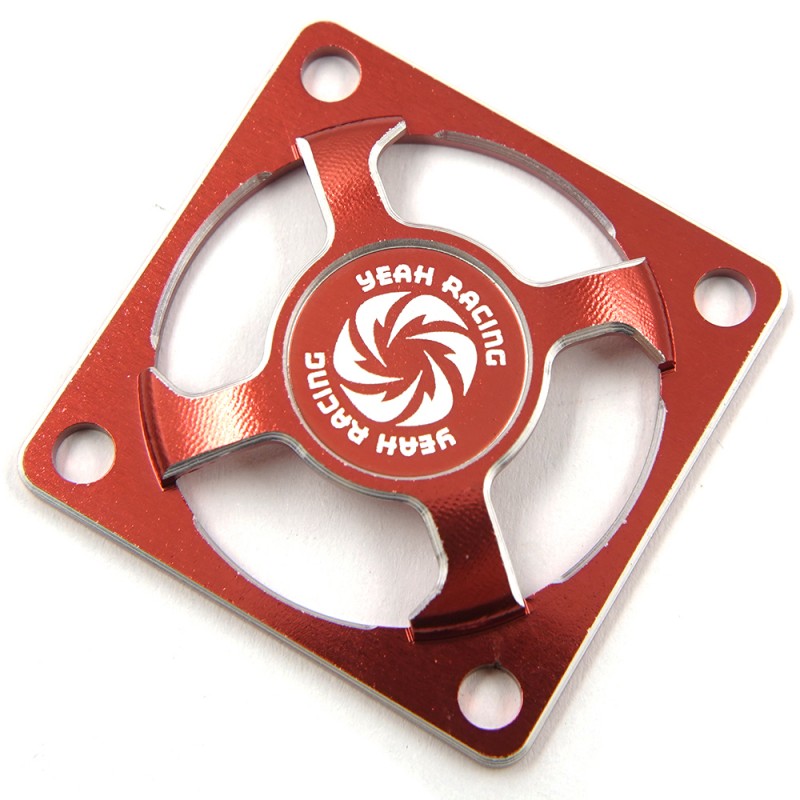 Aluminum 30x30mm Fan Protector Red