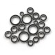 Steel Bearing Set (18pcs) For Kyosho Turbo Optima Javelin