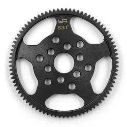 Steel Spur Gear 83T 0.6M For Tamiya CC-02 Steel Spur Gear 83T 0.6M For Tamiya CC-02