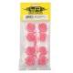 Plastic Narrow Rim Set 8.5 mm (Offset 0 +1 +2 +3) Florescent Pink For 1/28 AWD Mini-Z