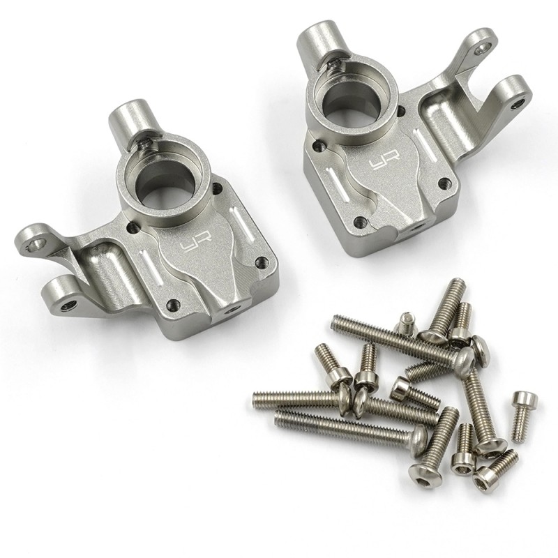 Aluminum Front Steering Knuckle Set For Axial 1/18 UTB18 Capra