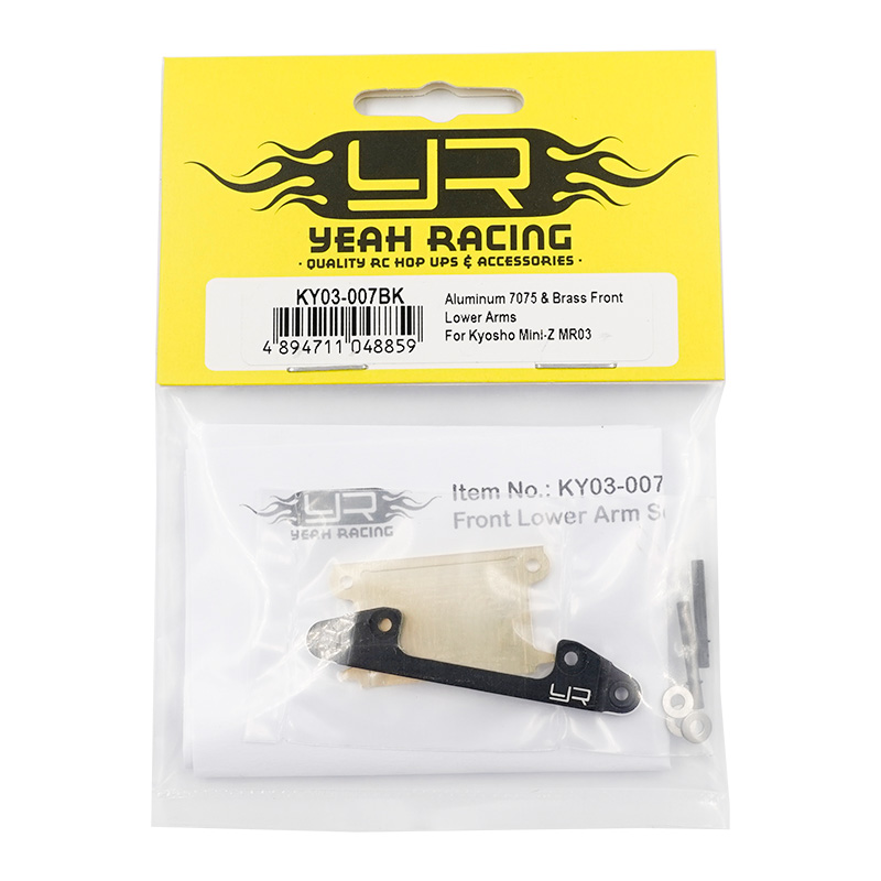 Aluminum 7075 Brass Front Lower Arms For Kyosho Mini-Z MR03