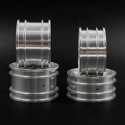 Aluminum CNC Rim Set For Tamiya HotShot & II / Super HotShot / Boomerang / Bigwig