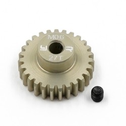Aluminum 7075 Hard Coated Motor Gear/Pinions 0.6M Pitch 27 Teeth For Tamiya Car Kits
