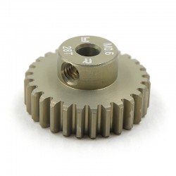 Aluminum 7075 Hard Coated Motor Gear/Pinions 0.6M 28 Teeth For Tamiya Car Kits