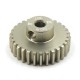 Aluminum 7075 Hard Coated Motor Gear/Pinions 06 Pitch 30 Teeth For Tamiya Car Kits