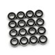 Steel Bearing Set (16pcs) For Tamiya Wild Willy 2 (WR-02)