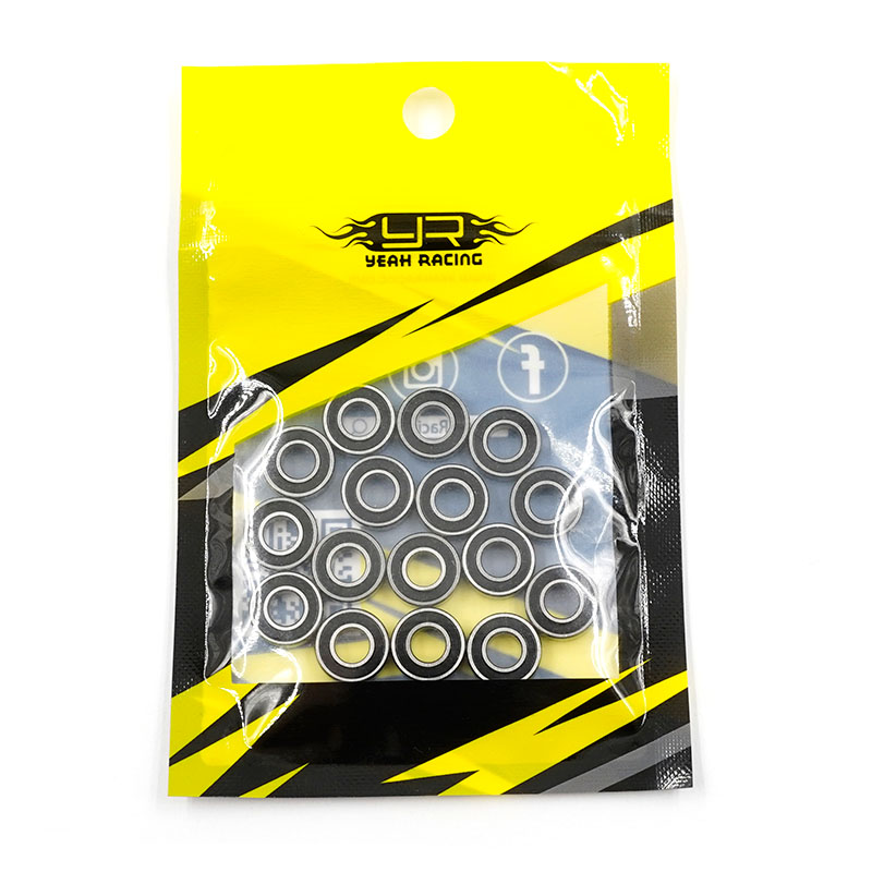 Steel Bearing Set (16pcs) For Tamiya Wild Willy 2 (WR-02)