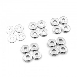 Aluminium M3 X 8mm Flat Washer 0.5 / 1 / 1.5 / 2 / 2.5 4pcs each