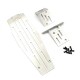 Stainless Steel Chassis Protector Plate Set For Kyosho Optima Mid
