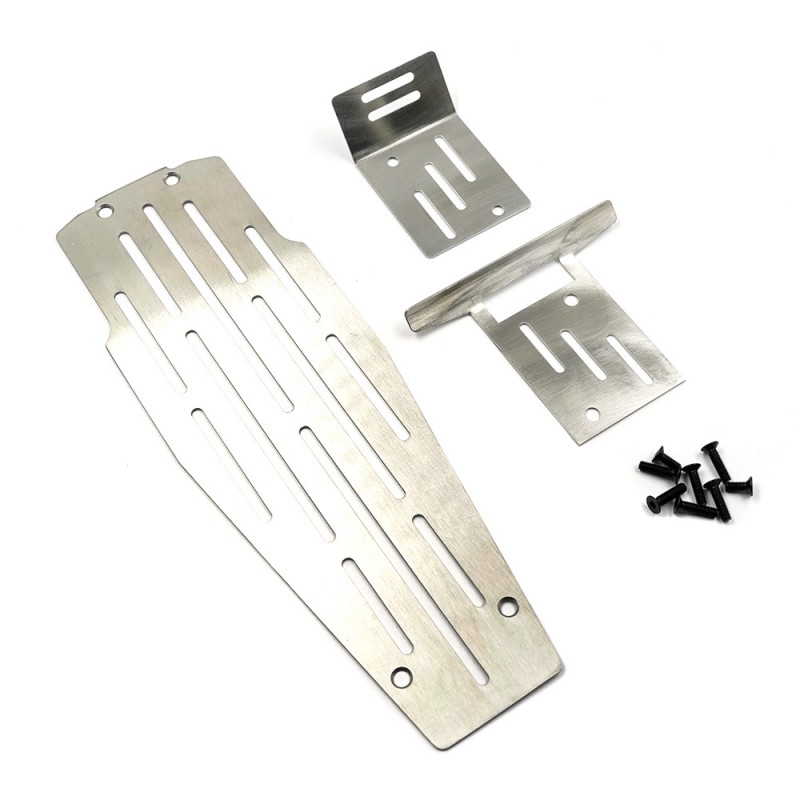 Stainless Steel Chassis Protector Plate Set For Kyosho Optima Mid