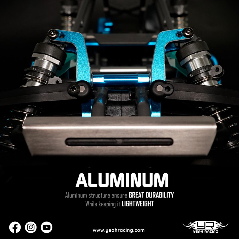 Aluminum Damper Brace (F & R) For Tamiya BBX (BB-01)