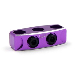 Aluminum Case 12-14 Gauge Wire Guard Clamp Type B Purple Aluminum Case 12-14 Gauge Wire Guard Clamp Type B Purple