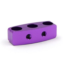 Aluminum Case 12-14 Gauge Wire Guard Clamp Type B Purple Aluminum Case 12-14 Gauge Wire Guard Clamp Type B Purple