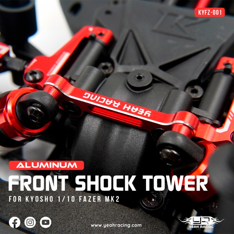 Aluminum Front Shock Tower For Kyosho 1/10 Fazer Mk2