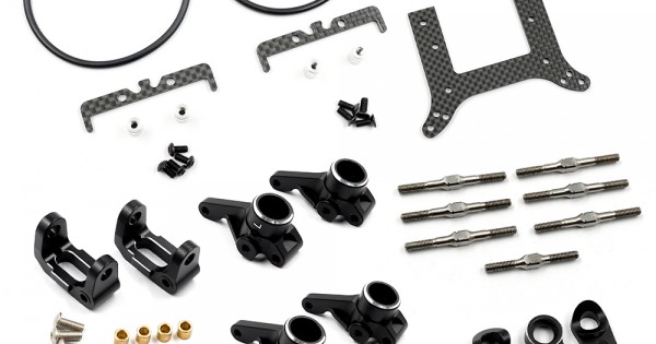 パーツ yocchi Aluminum Front / Rear Knuckle For Yokomo 870C Super Dog Fighter