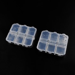 Mini Plastic Box 2pcs (6.5 x 5 x1.5cm) Mini Plastic Box 2pcs (6.5 x 5 x1.5cm)