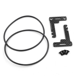 Graphite Short Battery Holder Set For Tamiya TT02