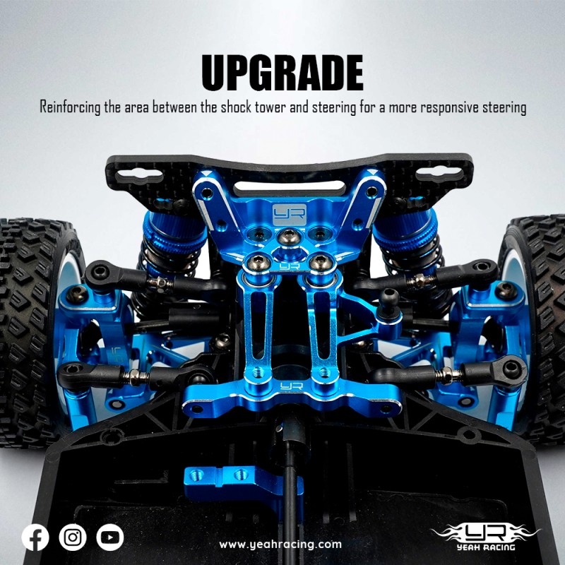 Aluminum Steering Post Mount For Tamiya XM-01 PRO