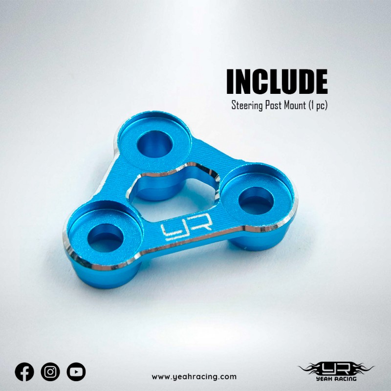 Aluminum Steering Post Mount For Tamiya XM-01 PRO