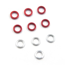 Aluminum Spacer 3.7 x 2.5mm (0.5mm 1.0mm) 10pcs For Kyosho Mini-Z MR-04