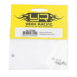 Aluminium M2 X 4mm Flat Washer 0.5mm 10pcs