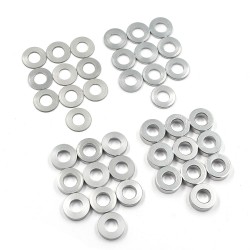 Aluminium M4 X 8mm Flat Washer 0.5 / 1 /  2 / 3 mm 10pcs each