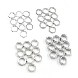 Aluminium M5 X 7mm Flat Washer 0.5 / 1 /  2 / 3 mm 10pcs each
