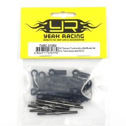 64 Titanium Turnbuckle w/BallStuds Set For Team Associated RC10