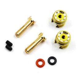 Aluminum 4mm Bullet Plug w/Grips