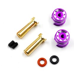 Aluminum 5mm Bullet Plug w/Grips