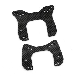 Graphite Front & Rear Shock Tower For Yokomo Super Dog Fighter Works 91