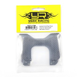 Graphite Front & Rear Shock Tower For Yokomo Super Dog Fighter Works 91