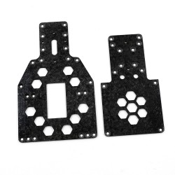 Graphite 2.5mm Chassis (Forged) For Kyosho Fazer D2 FZD2