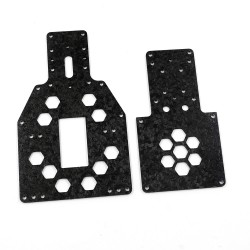 Graphite 2.5mm Chassis (Forged) For Kyosho Fazer D2 FZD2