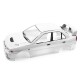 1/10 Mitsubishi Lancer EVO IV Sedan White Pre-Painted Pre-Cut Body w/ Rims Set
