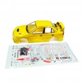 1/10 Mitsubishi Lancer EVO IV Sedan Yellow Pre-Painted Pre-Cut Body w/ Rims Set