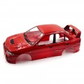 1/10 Mitsubishi Lancer EVO IV Sedan Red Pre-Painted Pre-Cut Body w/ Rims Set