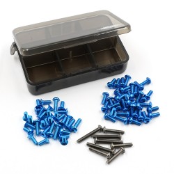 7075 Aluminum & Titanium Screw Assorted Set w/Box For Tamiya M07 M07R