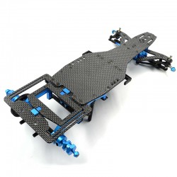 2.0mm Graphite Rear Suspension Plate For Tamiya TRF104