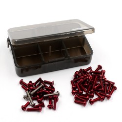 7075 Aluminum & Titanium Screw Assorted Set w/Box For Tamiya TT02