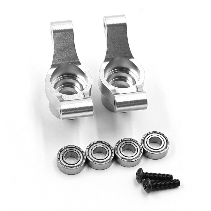 Aluminum Rear C-Hub Set For Tamiya WR02 WR02C TL-01 GF-01 G6-01