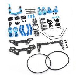 Aluminum & Carbon Essential Conversion Kit For Tamiya TT02 SRX