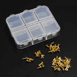 Stainless Steel Gold Coated Screw Set w/Box For Team Associated RC28R