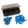 7075 Aluminum & Titanium Screw Assorted Set w/Box For Tamiya TT02 SRX